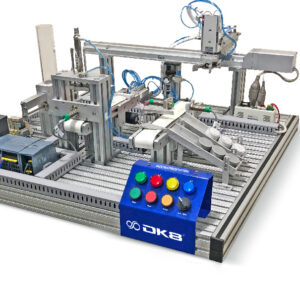 Célula Mecatrônica Industrial com Supervisão de Processo  e Automação Industrial em Realidade Virtual