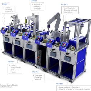 Sistema Modular Automatizado com Automação Industrial em Realidade Virtual